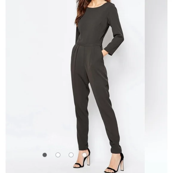 Reiss Lowback Amelia Jumpsuit 0 - Picture 4 of 7